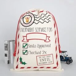 Envelope Christmas Bag Cotton Gift Candy Storage Christmas Bag Christmas Gift Bag -Christmas Lights Store 261047 2152677 F