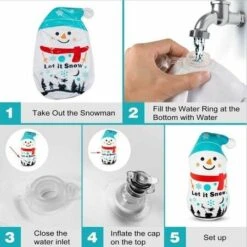 Inflatable Snowman Tumbler For Kids,Outdoor Snowman For Decorations, Christmas Decoration Prop For Indoor And Outdoor, 45 Inch -Christmas Lights Store 261057 2152769 F