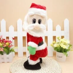 Electric Santa Claus Singing And Dancing Toy Electric Santa Plush Christmas Gift For Kids -Christmas Lights Store 261063 2152887 F