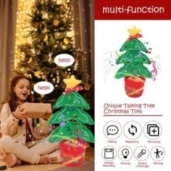 Electric Talking Christmas Toy Creative Singing Dancing Plush Puzzle Toy Novelty Gifts For Children Christmas Tree -Christmas Lights Store 261069 2152971 F