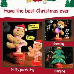 Electronic Dancing Chirstmas Tree Plush Toy For Baby,Talking Dancing Singing Mimicking Repeating Chirstmas Toy For Best Gift For Kids And Home Ornament (Christmas Deer) 9 Electronic Dancing Chirstmas Tree Plush Toy For Baby,Talking Dancing Singing Mimicking Repeating Chirstmas Toy For Best Gift For Kids And Home Ornament (Christmas Deer) -Christmas Lights Store 261073 2152997 HD