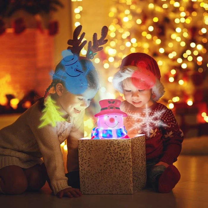 Christmas Snowman Projector Lights, Decorative Projection Lamp With Snowflake, Snowman,Tree, Ball Patterns For Night Decoration Xmas Party 7 Christmas Snowman Projector Lights, Decorative Projection Lamp With Snowflake, Snowman,Tree, Ball Patterns For Night Decoration Xmas Party - Image 7