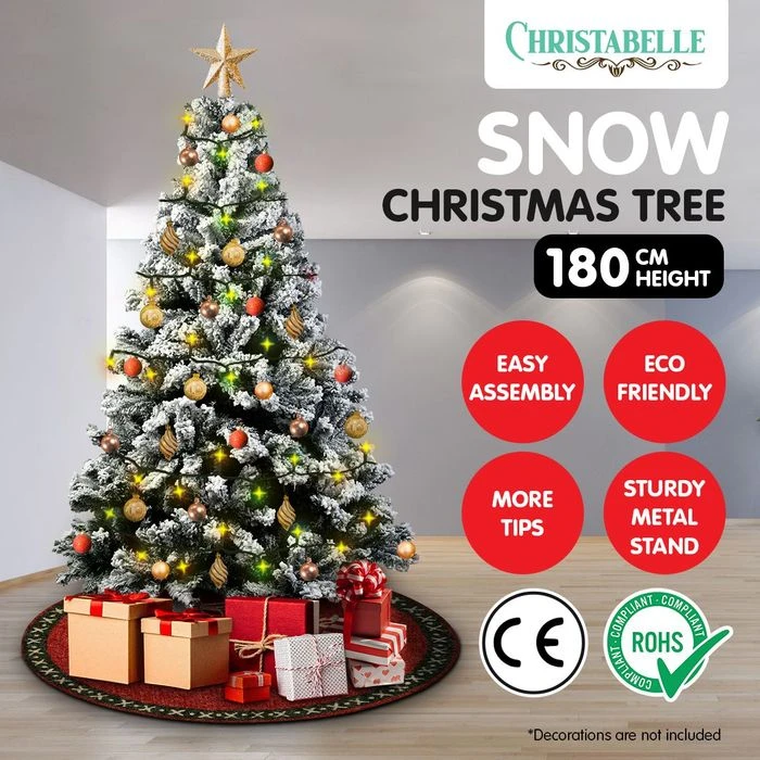 Christabelle Snow-Tipped Artificial Christmas Tree 1.8m - 850 Tips 5 Christabelle Snow-Tipped Artificial Christmas Tree 1.8m - 850 Tips - Image 5