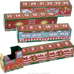 Christmas Advent Holiday Calendar 24 Days Blind Box Christmas Train Blind Box -Christmas Lights Store 262067 2162023 F