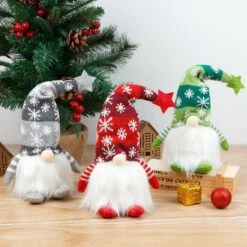 Illuminated Christmas Gnomes Ornaments Plush Doll Ornaments Home Dining Table Christmas Dolls -Christmas Lights Store 262247 2163247 HD