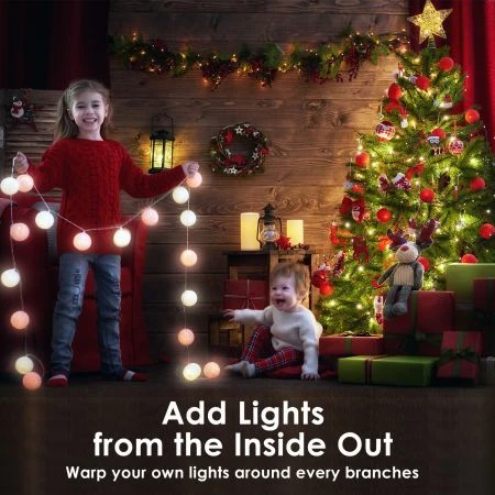 Snowy Christmas Tree Xmas Pine Cones 4Ft 120cm 390 Tips GREEN 2 Snowy Christmas Tree Xmas Pine Cones 4Ft 120cm 390 Tips GREEN - Image 2