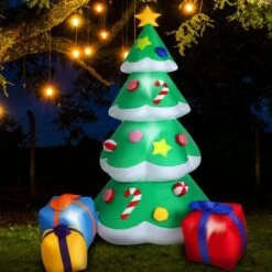 Inflatable Christmas Santa Snowman With LED Light Xmas Decoration Outdoor Type 3 13 Inflatable Christmas Santa Snowman With LED Light Xmas Decoration Outdoor Type 3 -Christmas Lights Store 269387 2243413 F