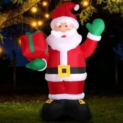Inflatable Christmas Santa Snowman With LED Light Xmas Decoration Outdoor Type 6 -Christmas Lights Store 269393 2243455 F