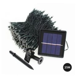 25M 200LED String Solar Powered Fairy Lights Garden Christmas Decor Cool White 10 25M 200LED String Solar Powered Fairy Lights Garden Christmas Decor Cool White -Christmas Lights Store 269427 2243713 F