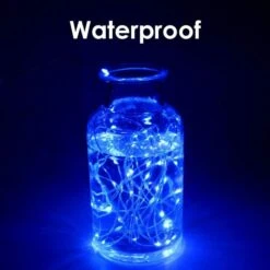 2-Pack 80FT 200 LED Solar String Lights Outdoor, Waterproof Solar Fairy Lights With 8 Lighting Modes, Solar Outdoor Lights For Tree Christmas Wedding Party Decorations Garden Patio (Blue) 14 2-Pack 80FT 200 LED Solar String Lights Outdoor, Waterproof Solar Fairy Lights With 8 Lighting Modes, Solar Outdoor Lights For Tree Christmas Wedding Party Decorations Garden Patio (Blue) -Christmas Lights Store 270211 2249629 HD