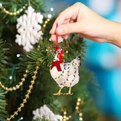 Scarf Chicken Ornaments Christmas Decoration And Hangs F -Christmas Lights Store 275309 2324511 F