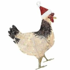 Christmas Tree Ornaments Scarf Chicken Shatterproof Christmas Ornaments B -Christmas Lights Store 275315 2324555 F