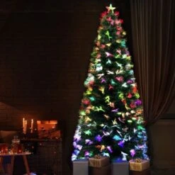 Jingle Jollys 1.8M 6FT LED Christmas Tree Xmas Multi Colour Lights Optic Fibre -Christmas Lights Store 275419 2375971 F