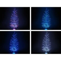 Jingle Jollys Christmas Tree 1.8M 176 LED Xmas Multicolour Lights Optic Fibre -Christmas Lights Store 275857 2333465 F