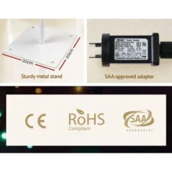 Jingle Jollys Christmas Tree 1.8M 176 LED Xmas Multicolour Lights Optic Fibre -Christmas Lights Store 275857 2333469 F