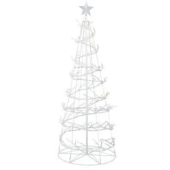 Jingle Jollys Christmas Tree 1.8M 320 LED Xmas Cold White Lights Optic Fibre -Christmas Lights Store 275859 2333477 F