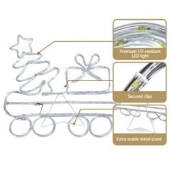 Jingle Jollys Christmas Lights Motif LED Rope Light Train Xmas Decor -Christmas Lights Store 276789 2345221 F