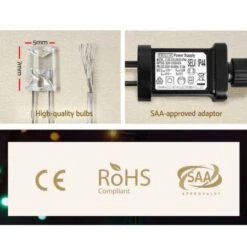 Jingle Jollys 5M Christmas Curtain Lights LED Motif Fairy String Light Outdoor -Christmas Lights Store 276795 2345273 F