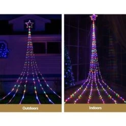 Jingle Jollys 5M Christmas Curtain Lights LED Motif Fairy String Light Outdoor -Christmas Lights Store 276795 2345275 F