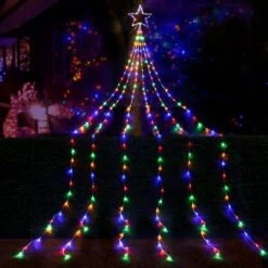Jingle Jollys 5M Christmas Curtain Lights LED Motif Fairy String Light Outdoor -Christmas Lights Store 276795 2345277 F