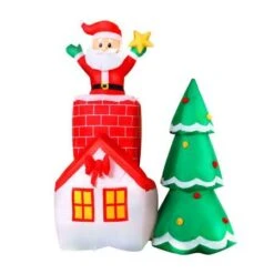 Jingle Jollys 2.2M Christmas Inflatable Santa Tree Lights Outdoor Decorations -Christmas Lights Store 276799 2345299 F