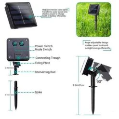 5pcs Outdoor Solar Garden Lights Christmas Tree Lawn Lamp Waterproof Decoration For Garden Pathway Patio Yard 20 5pcs Outdoor Solar Garden Lights Christmas Tree Lawn Lamp Waterproof Decoration For Garden Pathway Patio Yard -Christmas Lights Store 277271 2352891 F