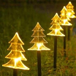 5pcs Outdoor Solar Garden Lights Christmas Tree Lawn Lamp Waterproof Decoration For Garden Pathway Patio Yard 21 5pcs Outdoor Solar Garden Lights Christmas Tree Lawn Lamp Waterproof Decoration For Garden Pathway Patio Yard -Christmas Lights Store 277271 2352909 F