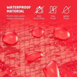 Artificial Christmas Tree Storage Bag Stores Trees Up To 165CM Tall Can Also Store Christmas Inflatables Red