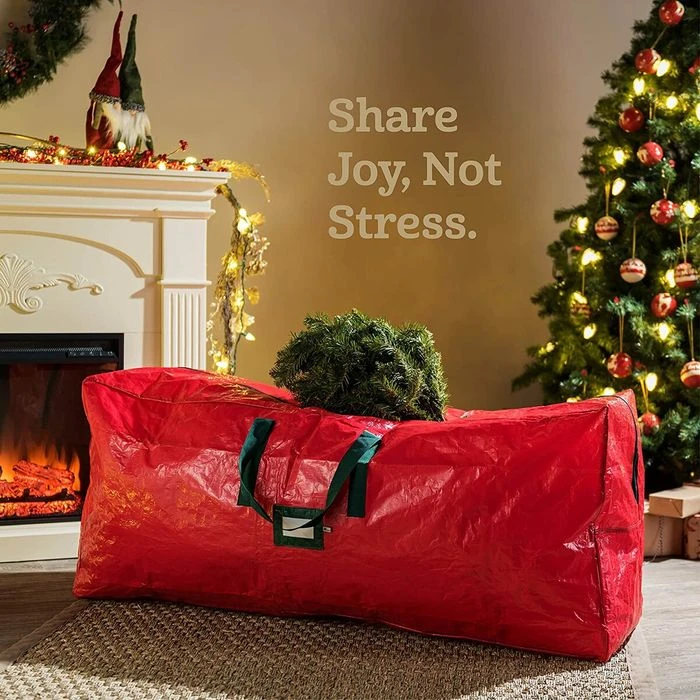 Artificial Christmas Tree Storage Bag Stores Trees Up To 165CM Tall Can Also Store Christmas Inflatables Red 3 Artificial Christmas Tree Storage Bag Stores Trees Up To 165CM Tall Can Also Store Christmas Inflatables Red - Image 3