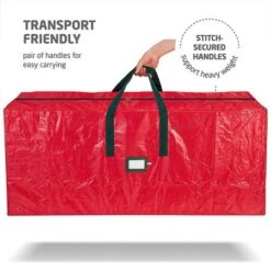 Artificial Christmas Tree Storage Bag Stores Trees Up To 165CM Tall Can Also Store Christmas Inflatables Red 13 Artificial Christmas Tree Storage Bag Stores Trees Up To 165CM Tall Can Also Store Christmas Inflatables Red -Christmas Lights Store 277495 2356009 F