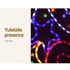 Jingle Jollys 1.9M LED Merry Christmas Lights Motif Light Outdoor Decorations -Christmas Lights Store 277573 2357019 F