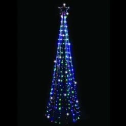 NEW Stockholm Christmas Lights Multi Colour Giant Flashing Strand Tree 360cm 400 LEDs Memory Controller Keeps To Most Recent Mode Flash Modes And Steady Glow Easy To Assemble -Christmas Lights Store 277601 2383547 F