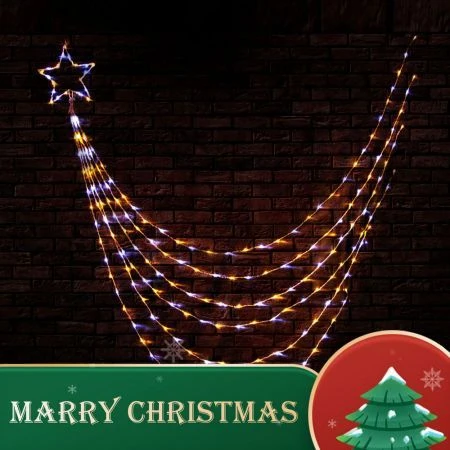 Stockholm Christmas Lights 3m Waterful Star Light Warm & Cool White 200 LEDs 8 Stockholm Christmas Lights 3m Waterful Star Light Warm & Cool White 200 LEDs - Image 8