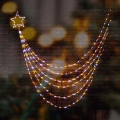 Stockholm Christmas Lights 3m Waterful Star Light Warm & Cool White 200 LEDs 17 Stockholm Christmas Lights 3m Waterful Star Light Warm & Cool White 200 LEDs -Christmas Lights Store 277605 2383637 F