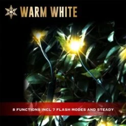 Stockholm Christmas Lights Xmas Decor Solar Net Light 150 LEDs Warm White -Christmas Lights Store 277607 2383745 F