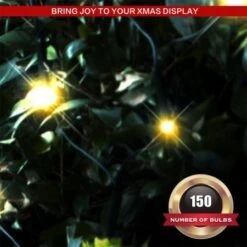 Stockholm Christmas Lights Xmas Decor Solar Net Light 150 LEDs Warm White -Christmas Lights Store 277607 2383747 F