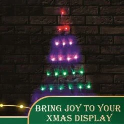 NEW Stockholm Christmas Lights Rainbow Tree Shape Net Light 105 LED 115 X 165cm 16 NEW Stockholm Christmas Lights Rainbow Tree Shape Net Light 105 LED 115 X 165cm -Christmas Lights Store 277615 2384153 F