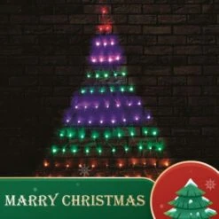 NEW Stockholm Christmas Lights Rainbow Tree Shape Net Light 105 LED 115 X 165cm 17 NEW Stockholm Christmas Lights Rainbow Tree Shape Net Light 105 LED 115 X 165cm -Christmas Lights Store 277615 2384155 F