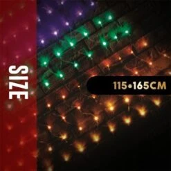 NEW Stockholm Christmas Lights Rainbow Tree Shape Net Light 105 LED 115 X 165cm 13 NEW Stockholm Christmas Lights Rainbow Tree Shape Net Light 105 LED 115 X 165cm -Christmas Lights Store 277615 2384157 F