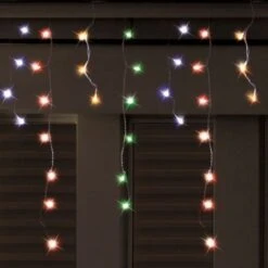 Stockholm Christmas Lights Snowy Icicles Multi Colour Solar Light 600 LED Decor 14 Stockholm Christmas Lights Snowy Icicles Multi Colour Solar Light 600 LED Decor -Christmas Lights Store 277619 2384667 F