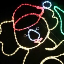 Stockholm Christmas Lights Motif LED Ropelight Koala With Gum Leaf 75x84cm -Christmas Lights Store 277623 2385117 F