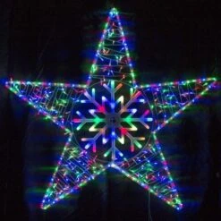 Stockholm Christmas Lights LED Ropelight Star Snowflake Fairy Lights 105cm -Christmas Lights Store 277625 2385131 F