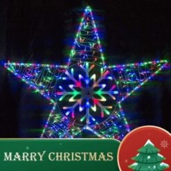 Stockholm Christmas Lights LED Ropelight Star Snowflake Fairy Lights 105cm -Christmas Lights Store 277625 2385133 F