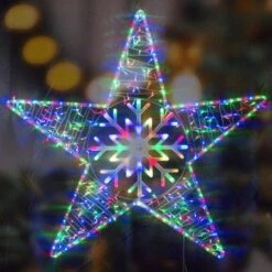 Stockholm Christmas Lights LED Ropelight Star Snowflake Fairy Lights 105cm -Christmas Lights Store 277625 2385137 F