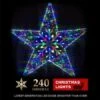 Stockholm Christmas Lights LED Ropelight Star Snowflake Fairy Lights 105cm