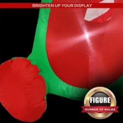 Stockholm 1.2m Christmas Lights Xmas Inflatable Airpower Baby Dragon Santa Hat -Christmas Lights Store 277629 2385181 F