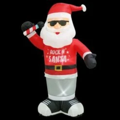 Stockholm 1.8m Christmas Lights Xmas Inflatable Airpower Rock In Santa Outdoor -Christmas Lights Store 277631 2385183 F