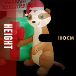 Stockholm 1.8m Christmas Lights Xmas Inflatable Airpower Meerkats Gift Scene 11 Stockholm 1.8m Christmas Lights Xmas Inflatable Airpower Meerkats Gift Scene -Christmas Lights Store 277633 2385207 F