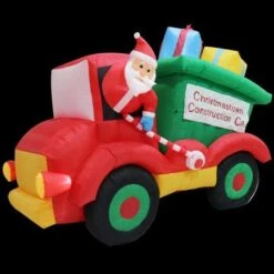 Stockholm Christmas Lights Xmas Inflatable Airpower Santa Construction Truck LED -Christmas Lights Store 277639 2385253 F