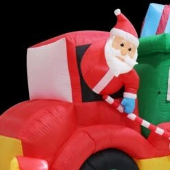 Stockholm Christmas Lights Xmas Inflatable Airpower Santa Construction Truck LED -Christmas Lights Store 277639 2385255 F